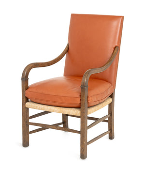 Fritz Hansen Style Walnut Armchair