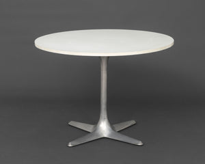 Vintage Mid-Century Modern Circular Top Steel Center Table