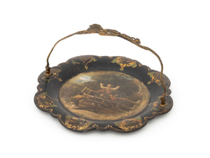 Regency Ormolu Handled Papier Mache Tray, circa 1815