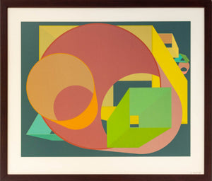 Al Held "Scholes I" Screenprint, 1991