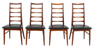 Niels Koefoed "Lis" Teak Dining Chairs, 4 (9765997838643)