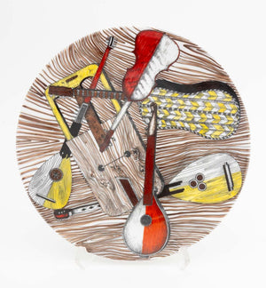 Fornasetti Porcelain Musical Tableware, 5 Pcs.