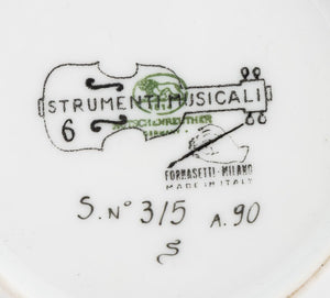 Fornasetti Porcelain Musical Tableware, 5 Pcs.