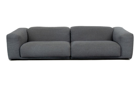 HAY Mags Soft Low Gray Fabric Upholstered Sofa