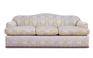 J. Robert Scott Green & Purple Upholstered Sofa