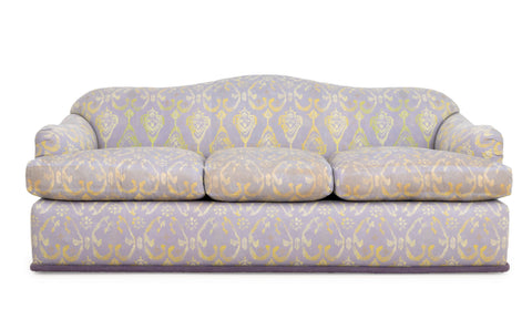 J. Robert Scott Green & Purple Upholstered Sofa