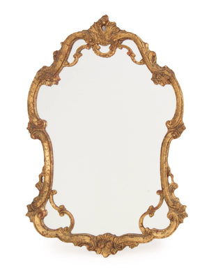 Baroque Style Giltwood Framed Mirror