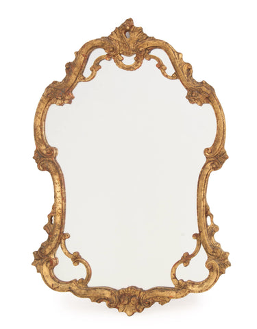 Baroque Style Giltwood Framed Mirror