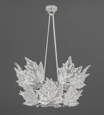 Lalique Champs-Elysees Two-Tier Chandelier