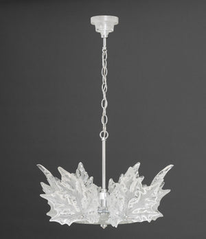 Lalique Crystal "Champs-Elysees" Two-Tier Chandelier