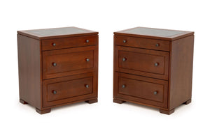Pair of Copeland Furniture Mahogany Bedside Tables