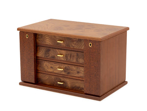 Agresti Burl Walnut Jewelry Box