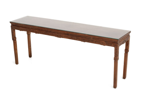 Chinese Hardwood Painting Table