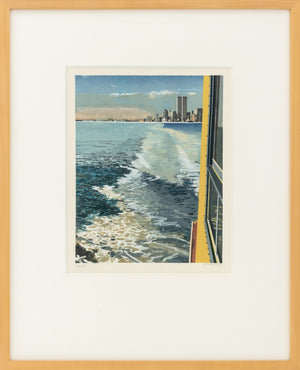 Richard Estes "Study IV - New York Harbor", 1997