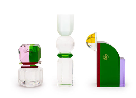 Collection of Three Reflections Copenhagen Crystal Articles