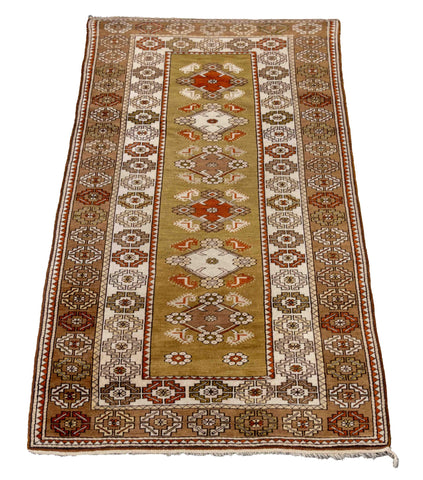 Turkish Eagle Kazak Style Rug, 6' 6.5