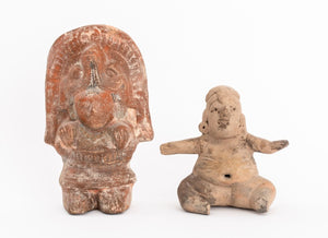 Mayan Pre-Columbian Pottery Figures, 2 (9769868230963)
