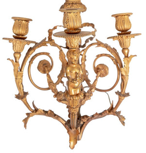 Louis XVI Style Gilt Bronze Appliques, Pair (9846911795507)