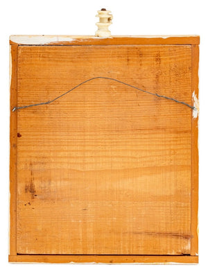 Uri Shulevitz Wood and Paint Collage Sculpture (9808333799731)