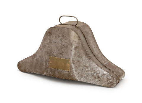 Military Bicorn Hat Tin Box, circa 1900