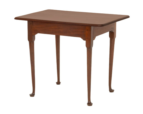 Queen Anne Style Mahogany Tea Table, 19th Century