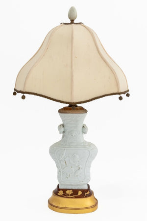 Chinese Blanc de Chine Vase Mounted as Lamp (9755377271091)