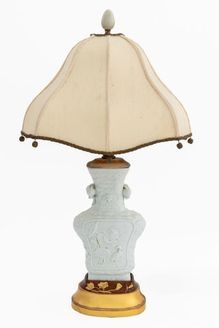 Chinese Blanc de Chine Vase Mounted as Lamp