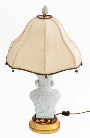 Chinese Blanc de Chine Vase Mounted as Lamp (9755377271091)