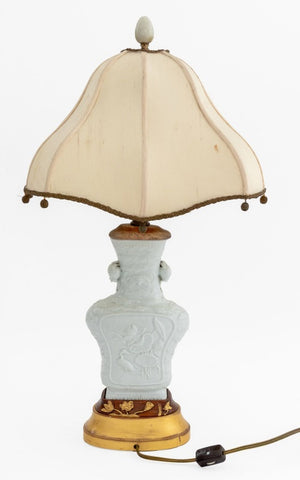 Chinese Blanc de Chine Vase Mounted as Lamp (9755377271091)