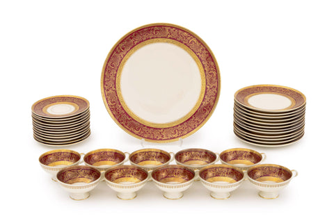 Rosenthal Porcelain Partial Dessert Service, 35 Pieces