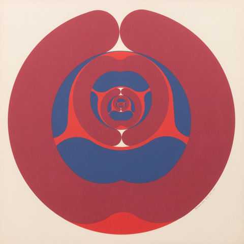 Ronald Abram Infinitesimale Constantes, Silkscreen in Colors, 1970