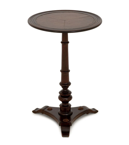 Regency Style Circular Mahogany Side Table