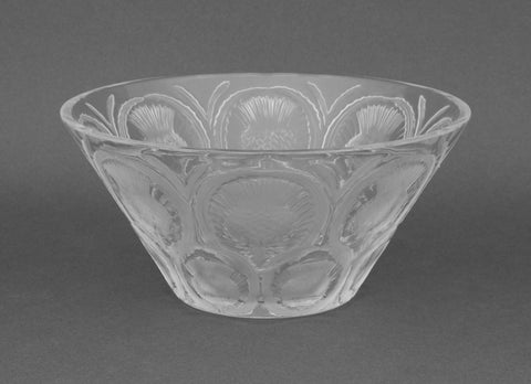 Lalique Chardons Thistle Crystal Bowl