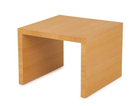 B&B Italia Blonde Wood Side Table