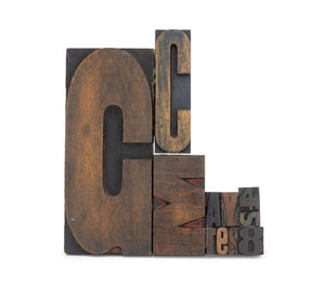 Antique Printer's Block Assemblage Sculpture, 1978