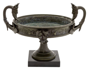 Grand Tour Verdigris Patinated Bronze Urn (9814433825075)
