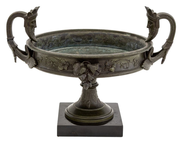 Grand Tour Verdigris Patinated Bronze Urn