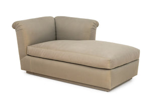 R. Jones and Associates Golden Sheen Upholstered Chaise Longue