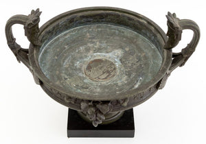 Grand Tour Verdigris Patinated Bronze Urn (9814433825075)