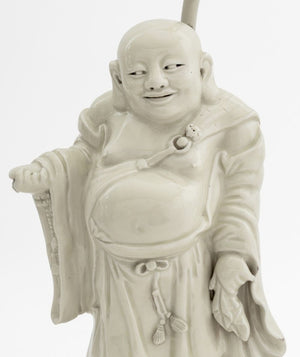 Chinese Blanc de Chine Buddha Sculpture as Lamp (9755403714867)