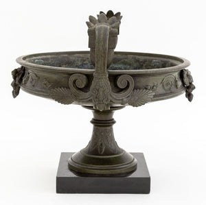 Grand Tour Verdigris Patinated Bronze Urn (9814433825075)