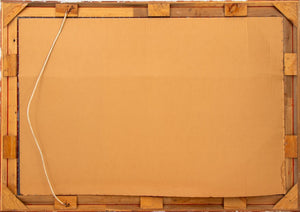 Modern Giltwood Rectangular Wall Mirror (9737648636211)