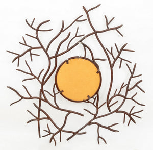 Herve Van Der Straeten Style Iron Branch Mirror (9737658138931)