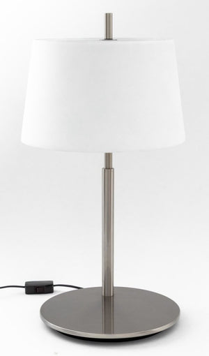 Modern Minimalist Steel & Frosted Glass Table Lamp (9842604441907)