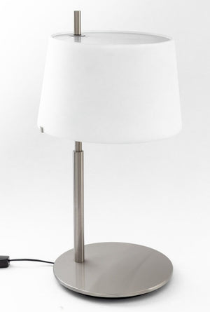 Modern Minimalist Steel & Frosted Glass Table Lamp (9842604441907)