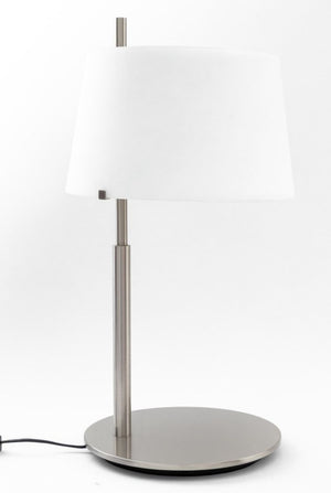 Modern Minimalist Steel & Frosted Glass Table Lamp (9842604441907)