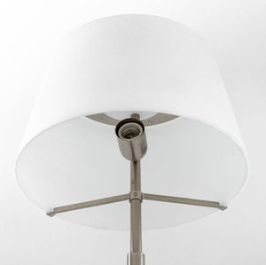 Modern Minimalist Steel & Frosted Glass Table Lamp (9842604441907)