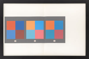 Josef Albers "The Interaction of Color Plate XIV-4" Screenprint, 1973