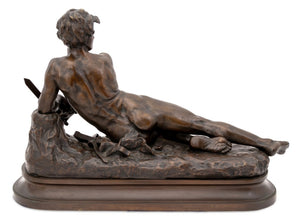 Leon Bonduel "L'Alerte" Patinated Bronze Sculpture (9703399457075)