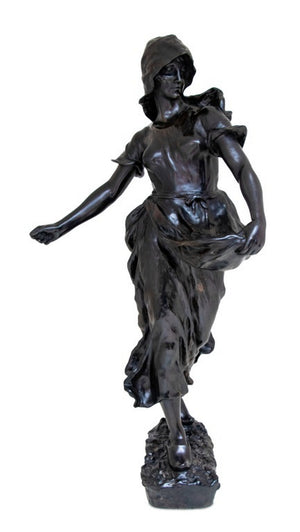 Hans Schork "The Sower" Patinated Bronze (9703403290931)